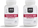 365 s celotno živilo trg kalcij z vitaminom D3 tablete, 120 Število (Pack od 2)