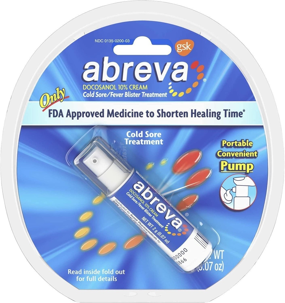 Abreva Cold Med velikost .07 Abreva Cold Sore Treatment Cream
