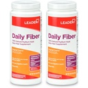 LEADER Psylium Husk Powder Supplement 4-v-1 Fiber za digestivno zdravje, rastlina na osnovi 100% naravni Psylium Husk vsak dan Fiber, Gluten prost, Non-GMO, Primerjaj z Metamucil 20.3 OZ (Pack z 2)