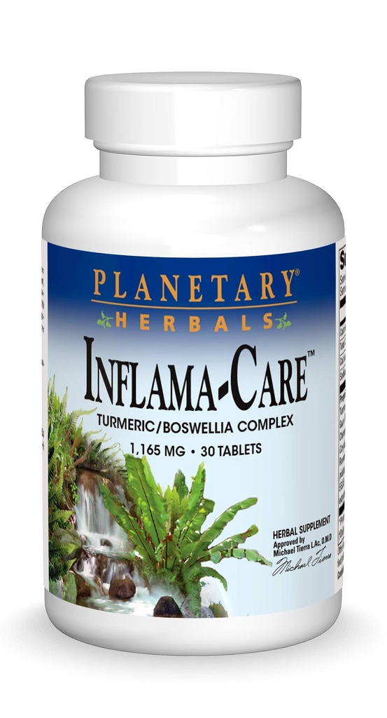 Planetarna zelišča Inflama- Care 1165 mg Kurkuma, Boswellia Complex - 30 tablet