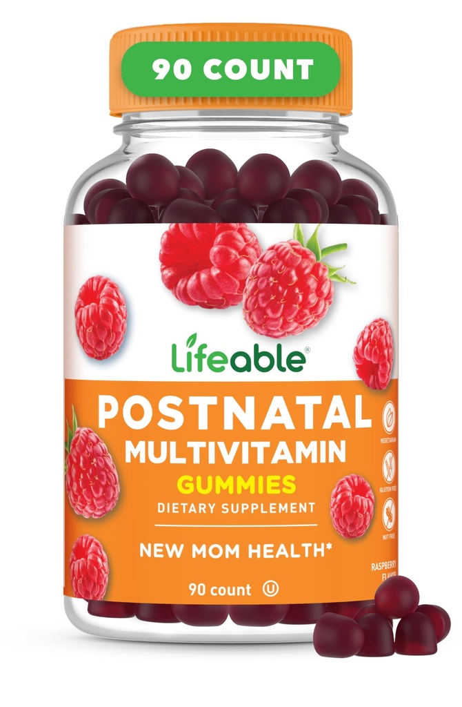 Življenjski postnatalni multivitaminski z železom, holinom in jodom 