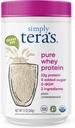 preprosto tera je Pure Whey Protein Powder - Grass Fed Whey Protein Powder, čist in naraven, brez arome, ne-GMO, Kosher, Nesladkan - 12 Oz.
