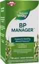 Narava način BP Manager, Podpira zdravo krvni tlak(1) & zdravje srca*, s Stevia, Hawthorn, & Olive Leaf extracts, 90 Tablet (Packaging May Vary)