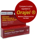 GeriCare Benzocain 20% Največja moč zobobol in oralna Instant Pain Relief Gel 0.5 oz. hitro omrtvevanje bolečine zdravljenje zoboboli, Gum Draženje, Občutljivost in usta rane, (Pack of 1)
