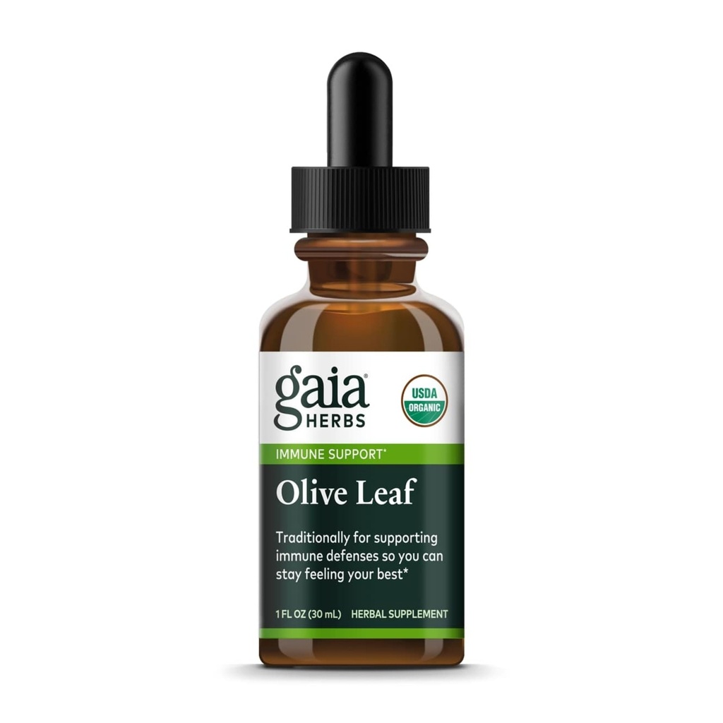 Gaia Herbs Olive Leaf 1 Fl Oz, tekoči ekstrakt