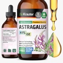BIO KRAUTER Astragalus Tinkture - Astragalus Root Extract za imuno podporo - Alkohol in sladkor brez - visoka absorpcija - Veganske kapljice 4 Fl.Oz.
