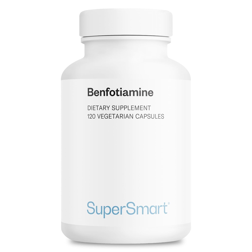 Superpametni - Benfotiamin 320 mg na dan (visoka jakost) - Biorazpoložljiv tiamin - Vitamin B1 Benfotiamin Dodatek 