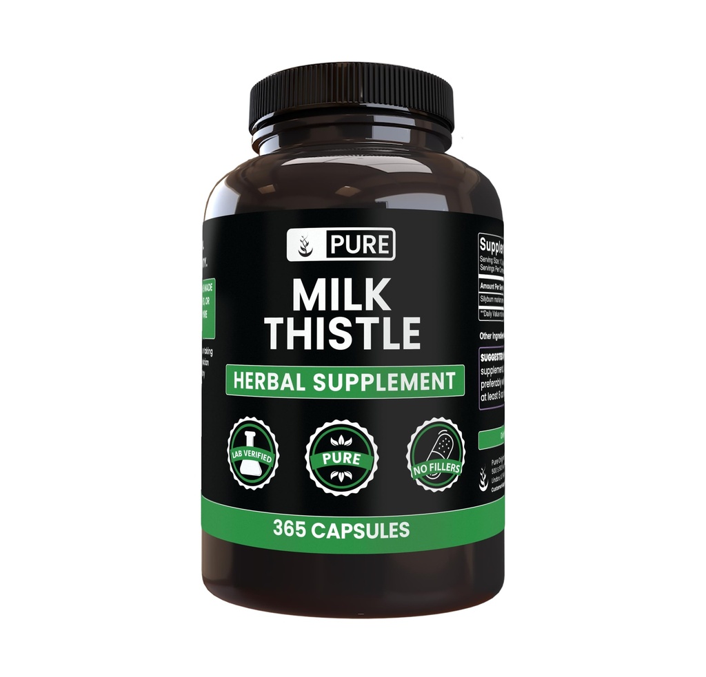 Pure Original Ingredients Milk Thistle (365 Capsules) No Magnesium Or Rice Fillers, Always Pure, Lab Verified