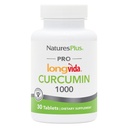 NaturesPlus PRO Longvida Curcumin 1000 mg - 30 tablet - spodbuja zdravo brezplačno radikalno zaščito - Non-GMO, Vegan & Gluten brezplačno - 30 streže