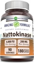 Osupljive formule Nattokinase prehranska dopolnila 100 mg Veggie kapsule dodatek 
