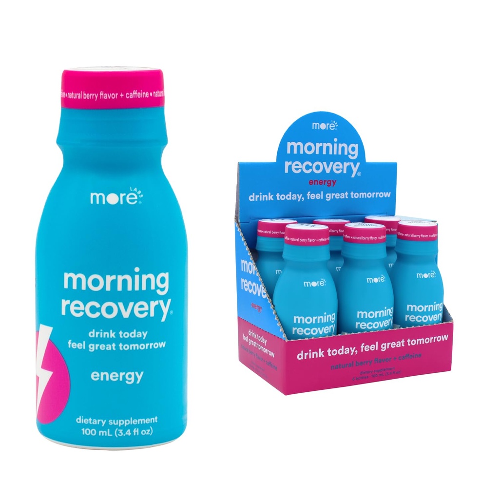 Jutranja regeneracija, Elektrolit z energijo, Mlečni Thistle Drink Prorietary Formulation to Hydrate Med pitjem, Zelo topen tekočine DHM, Non GSO, Vegan, Gluten-free, Berry, Pack po 6