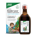Floradix Kinder ljubezen otroški multivitaminski - zeliščni dodatek - tekoči multivitaminski za otroke - vitamini A, C, D & E, kalcij & več - vegetarijanski, ne-GMO, gluten-free - 16,9 fl oz