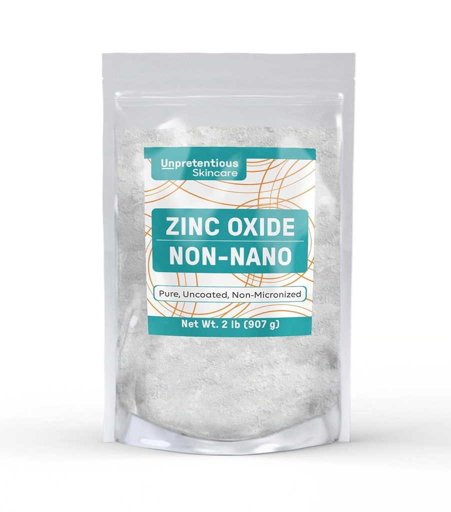 Nepretenziven nenano cinkov oksid, čist in nepremazan, prikladen Reseable Bag za shranjevanje (2 funta)