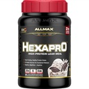 ALLMAX HEXAPRO, Piškotki in smetana - 2 lb - 25 gramov beljakovin na strežbo - 8-urna release - nič sladkorja - 21 serverjev