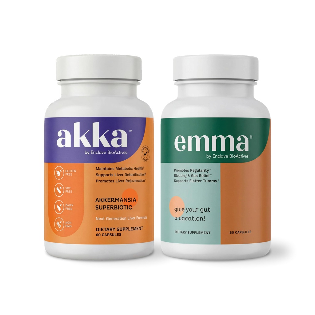 Emma Akka jetrna čistila Detox & Popravila Gut Zdravje – Popolna Wellness paket z magnezijem, Berberine, Vitamin D & več za podporo Črevo, Jetra, Presnova, Immuniteta in Colon čiščenje