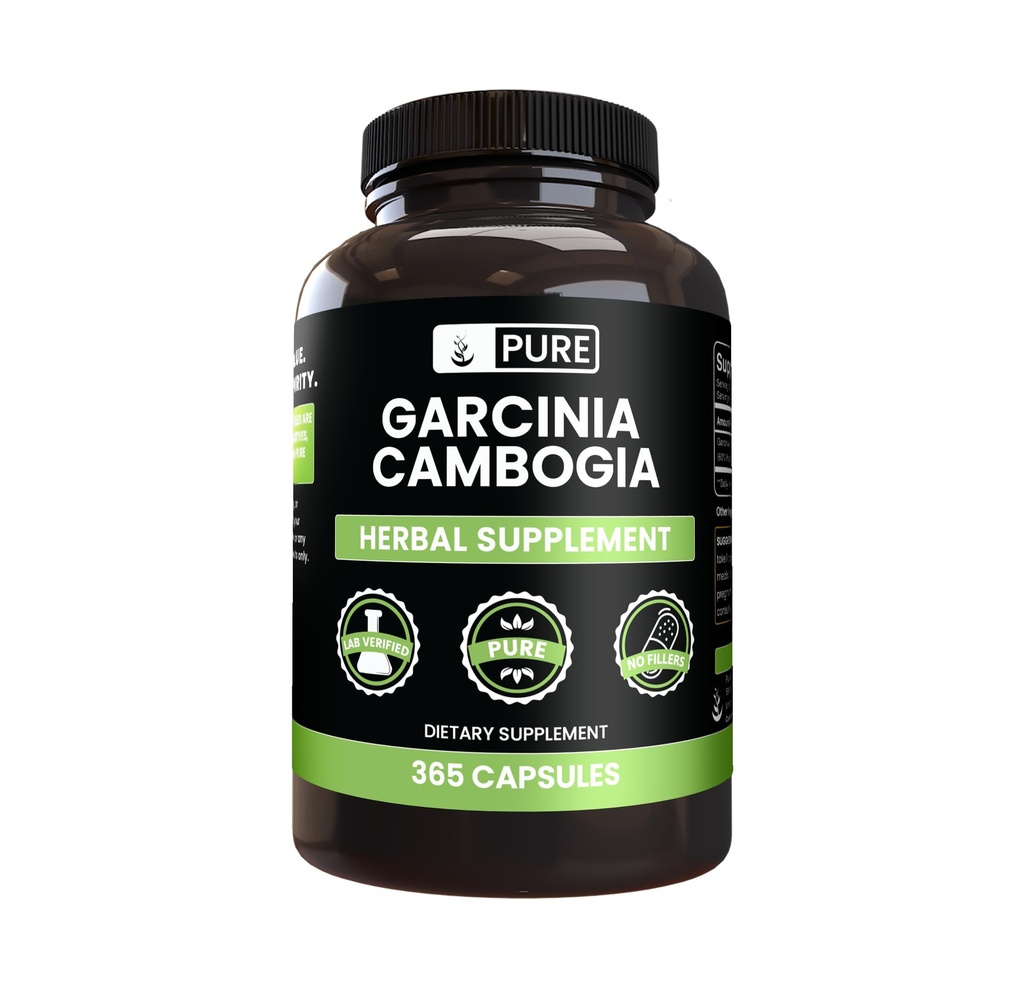 PRAŠIČJE IZVIRNIKI Garcinia Cambogia, brez magnezija ali riževih polnil, vedno čista, laboratorij preverjen (365 grof)