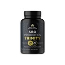 Ancient Nutrition SBO Probiotic Trinity Daily Care, Probiotics for Digestive Health, 40 Milijardna mešanica prebiotikov, probiotikov, postbiotikov in parabiotikov zmanjšuje občasno bljuvanje, 60 Count