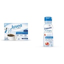 Juven Terapy Nutrition Drink Mix Powder for Raund Healing Support, vključuje kolagenske beljakovine, brez arome, 30 Štetje in zagotovitev predkirurgija, Clear Carbohidrat Drink, Jagoda, 10 Fl Oz (Pack of 4)