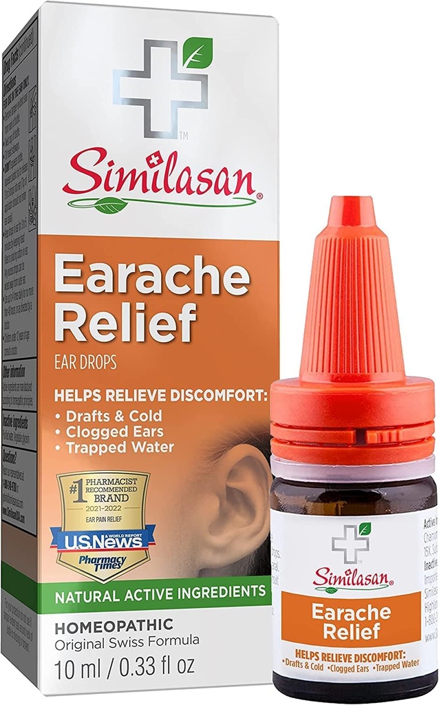 Similasan Earache Relief Uhe Kapljice 10 ml ( 2 pakiranji)