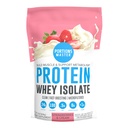 Portioni Master CFM Beljakovine sirotkinega izolata v prahu, 2 LB, 23g z nizko vsebnostjo ogljikovih hidratov, nizko vsebnostjo maščob, hladno obdelani, hitro absorbirajo, podpora za rast mišic in regeneracijo (Jagode in smetana)