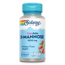 Solaray D-Mannose 1000mg z CranActin Cranberry Extract - D Mannose Cranberry dodatek z vitaminom C - Podpira sečni trakt in mehur zdravje - Vegan, 60 dan garancije, 30 Servings, 60 VegCaps