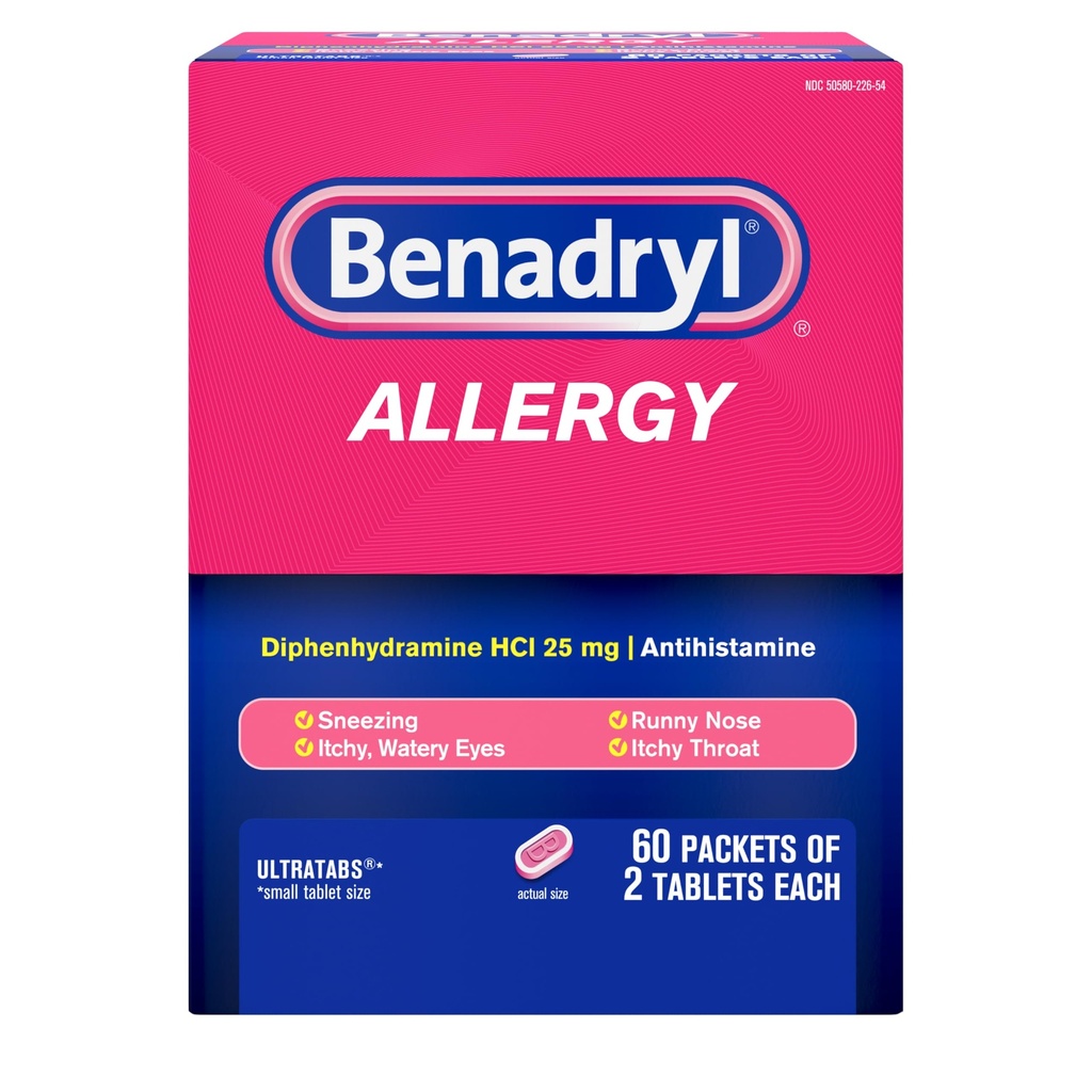 Benadryl Alergija ULTRATAB 60X2 DISPENZIT