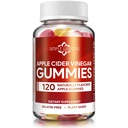 Jabolčni vinski kis z matico - ACV Gummies za detox, čiščenje in imunske podpore - izdelan iz črnega korenja in ingver suhega ekstrakta - pektin, ne-GMO, Gluten-free (120 Gummies)