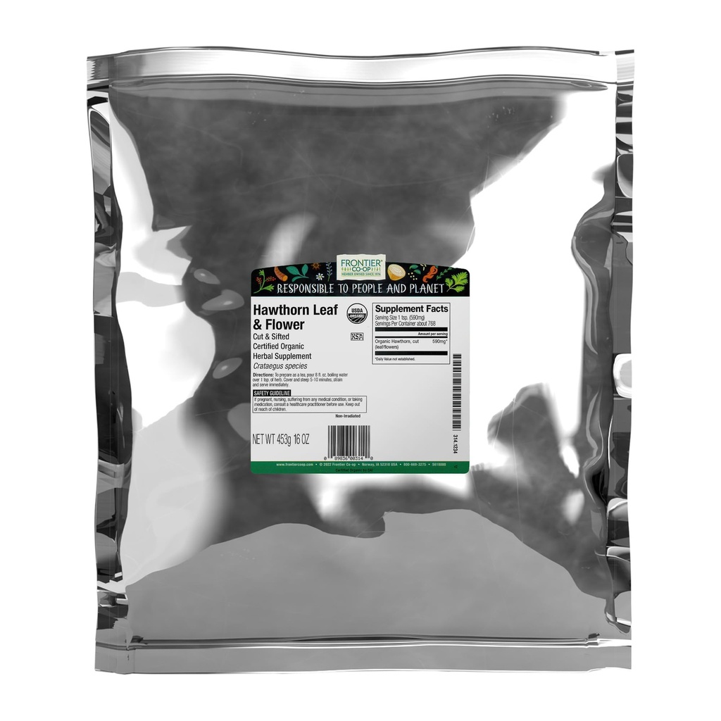 Frontier Co-op organski izrez in Sifted Hawthorn Herb 1lb