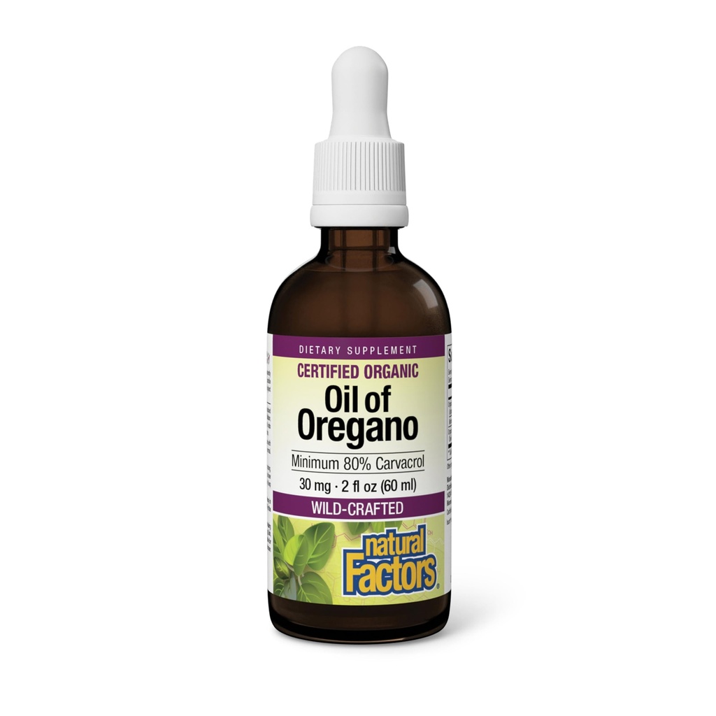 Naravni dejavniki Oil of Origano - Tekoči antioksidant podpora dodatek za imunske podpore - Easy pogoltniti zdravstvenega dodatka z Non-GMO & Gluten-free Formula - 2 fl oz (375 Servings)
