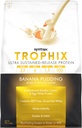 Syntrax Nutrition Trophix, Ultra Trajen-Release Protein Powder mešanica, Banana Pudding, 5 funtov.