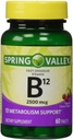 Spring Valley - Vitamin B-12 2500 mcg, Podjezično, 60 mikrolozenges