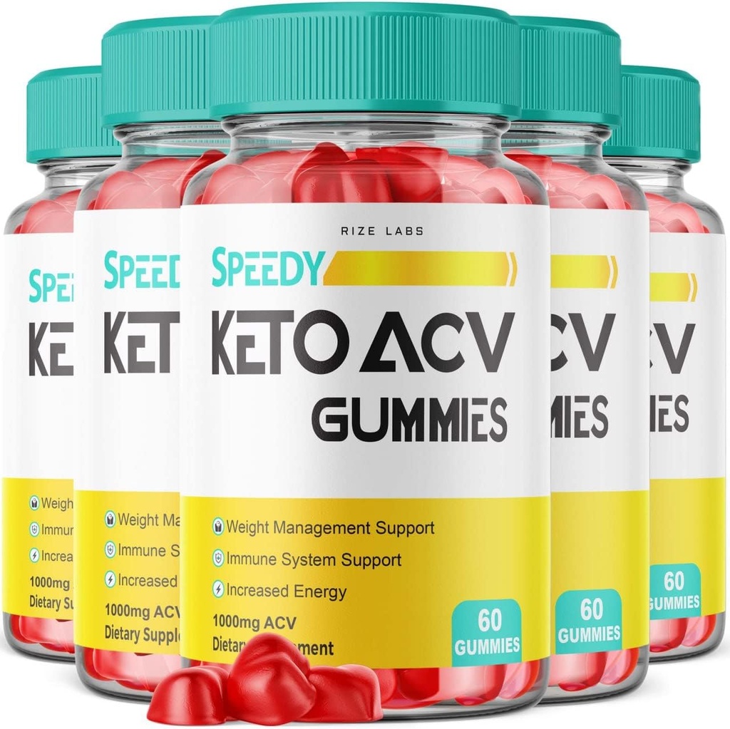 Rize laboratoriji - Speedy Extreme Keto Plus ACV Gummy za napredno hujšanje z Apple Cider Vinegar 2000mg dodatek (300 Gummies)