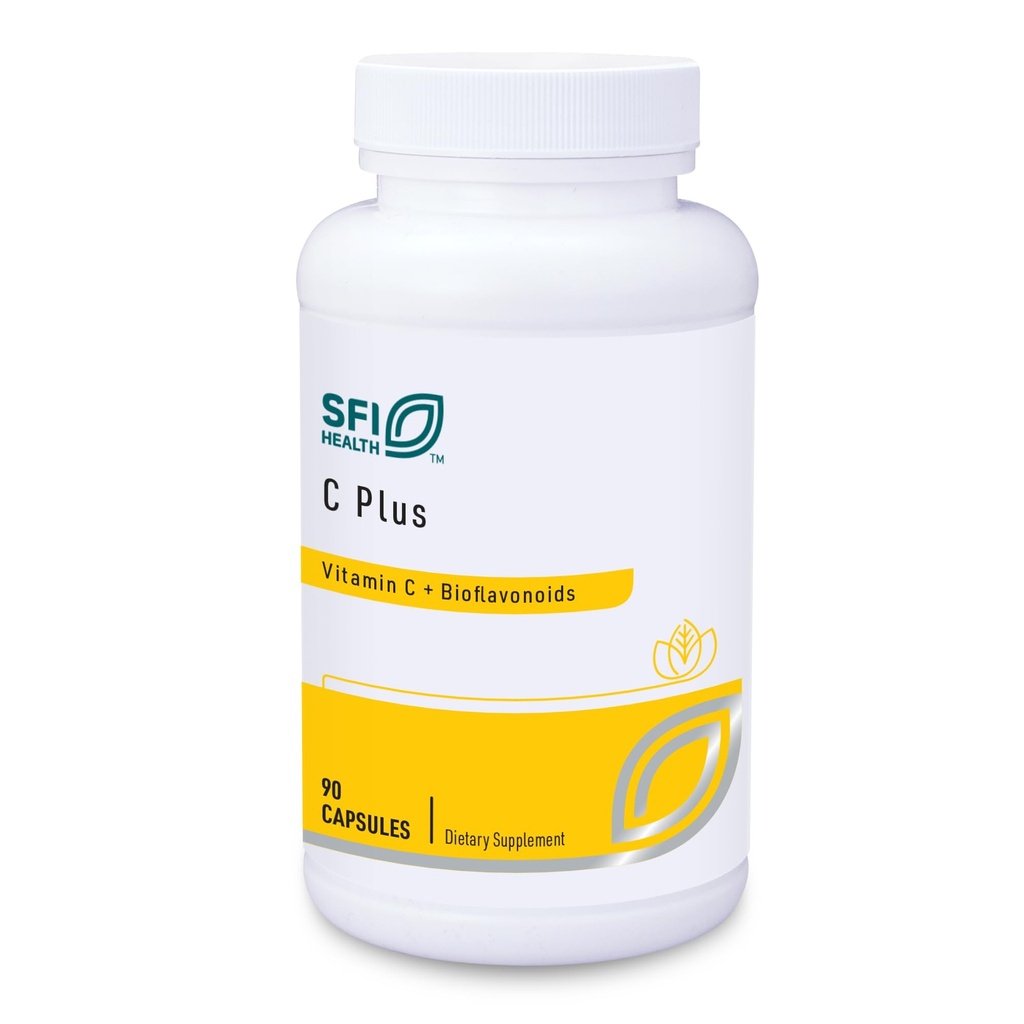 Klaire Labs SFI Zdravje C Plus z bioflavonoidi - Optimalen vitamin C mešanica s Citrus Bioflavonoid Complex (90 kapsul)