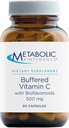 Presnovni vitamin C 500 mg z bioflavonoidi – dodatek zasnovan tako, da je enostaven za želodec (90 kapsul)