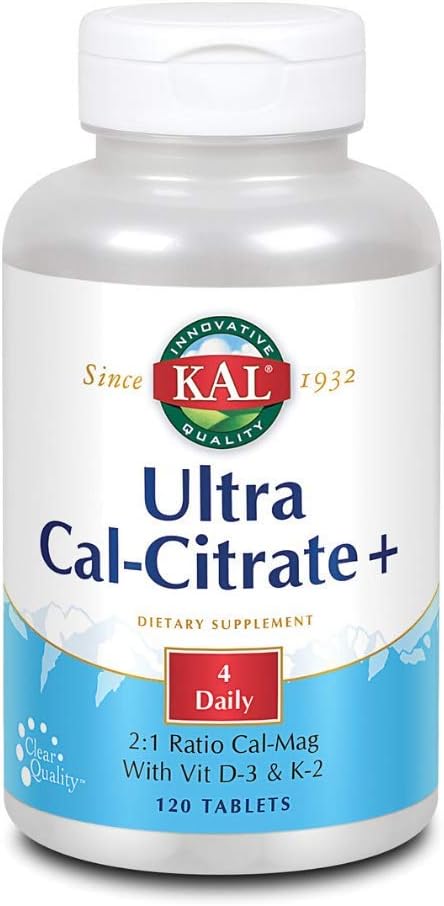 Kal Ultra kalcijev citrat Plus tablete, 120 število