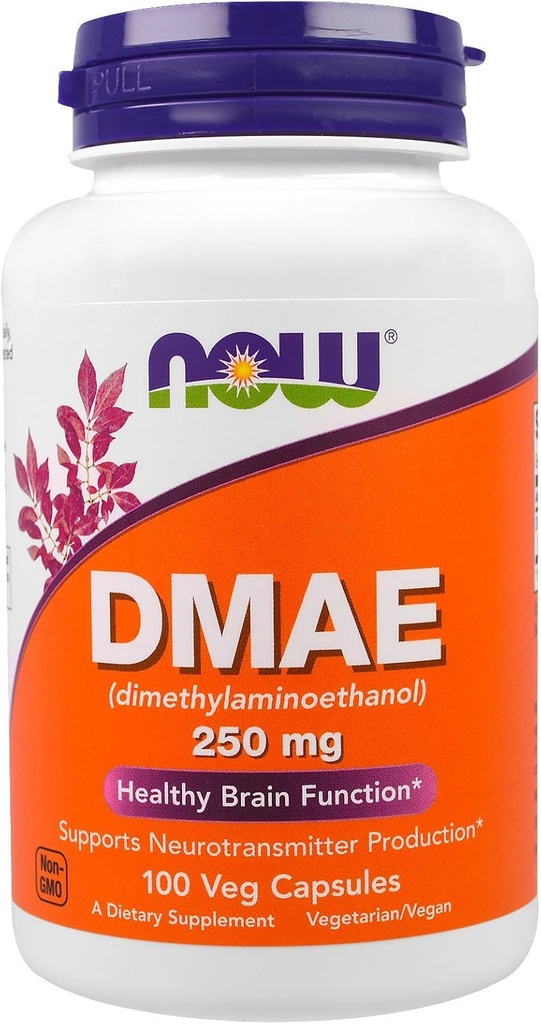 NOW Dmae 250 mg , 100 kapsul (paket po 2)