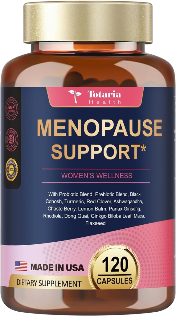 Menopause dopolnila za ženske, Več koristi in popolno črno Cohosh, Dong Quai koren in več zeliščne mešanice, w / Močen probiotik & Prebiotik
