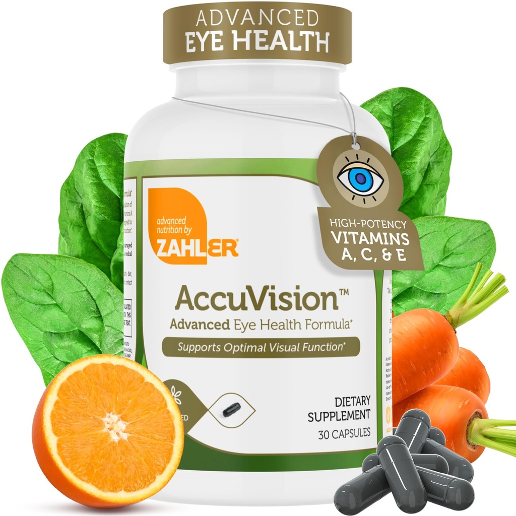 Zahler AccuVision, Napredna Eye Health Formula, 30 kapsul