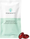 Feminity gladko kot Silk 30-dnevno ponovno polnjenje za vaginalno suhost (60 Softgels) – Sea Buckthorn olje s 365mg Omega 7 + Omega 3 in Omega 9