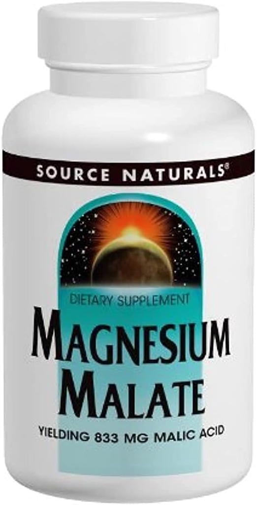 Vir Naturals Magnezijev malat 625mg, 200 kapsul