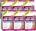 Uporabna prehrana Daljši lasje in nohti - 60 Tekoči soft-Gels, pakiranje 6 - Biotin, Silica & Collagen - 180 Servings