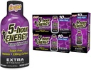 5-urna ENERGY Extra Energy Energy Shot, grozdne arome, 30 Count, 1,93 oz., Zero Calories & Sugar-free 230 mg Caffeinated Energy Shot, Aminokisline in vitamini B, prehranska dopolnila
