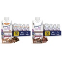Zagotovite Max Protein Nutritional Shake s 30g proteini, 25 Vitamini in minerali, 7 arom, vključno Cafe Mocha in mlečna čokolada, pakiranje po 12, Gluten brezplačno