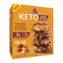 Atkins Caramel Almond grozdi, Gluten prost, visoko v vlakni, 1g sladkor, 2g neto Carb, Keto prijazno, 8 Število