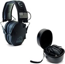 Walker's Razor Slim Electronic Shooting sluh zaščita Muff (zvočna amplifikacija in supresija) z zaščitno ohišje
