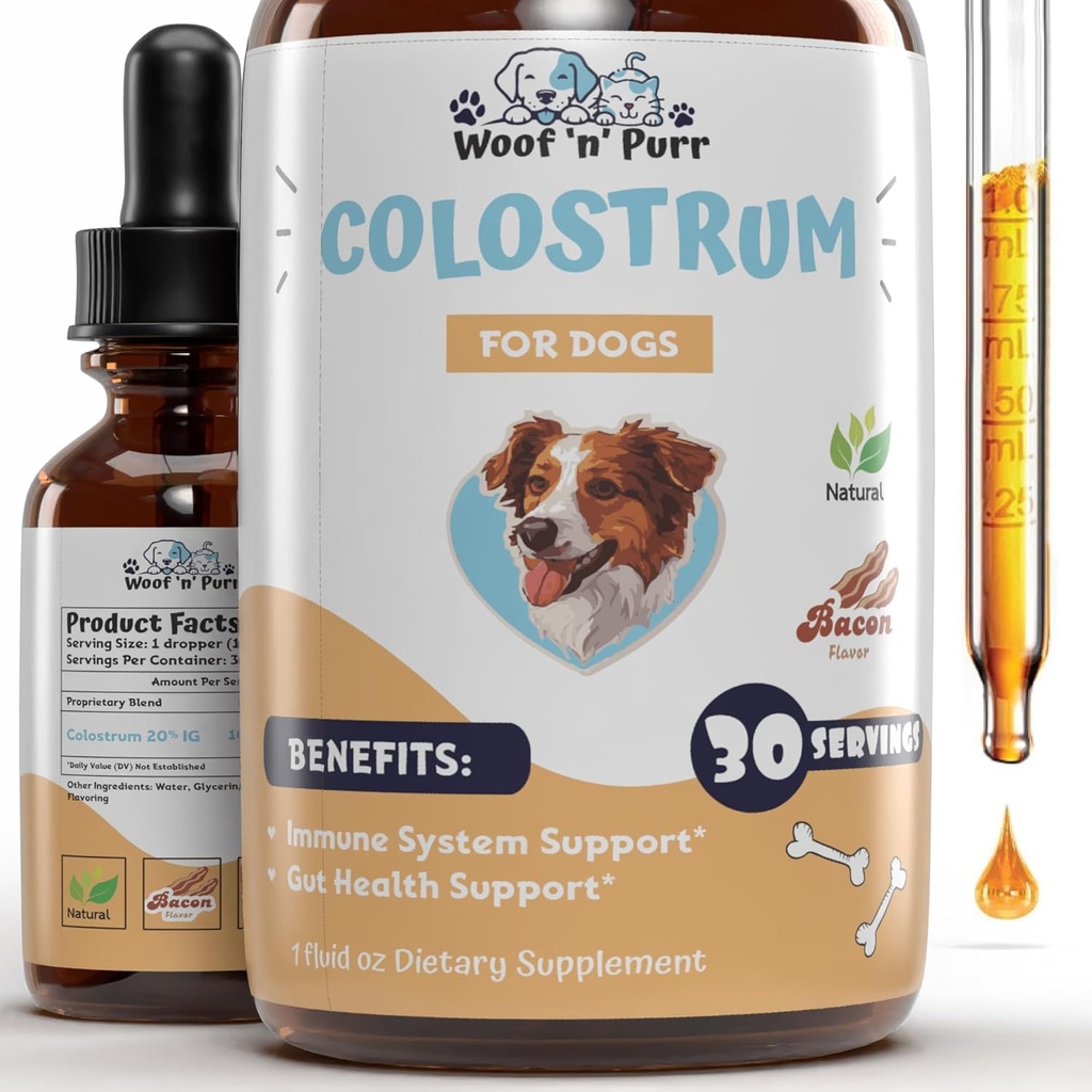 Kolostrum za pse – kolostrum za pse – kolostrum za pse alergije – alergija za pse – dodatek za pse – kolostrum za pse – kolostrum za pse – pomoč pri srbenju psa – 1 fl oz