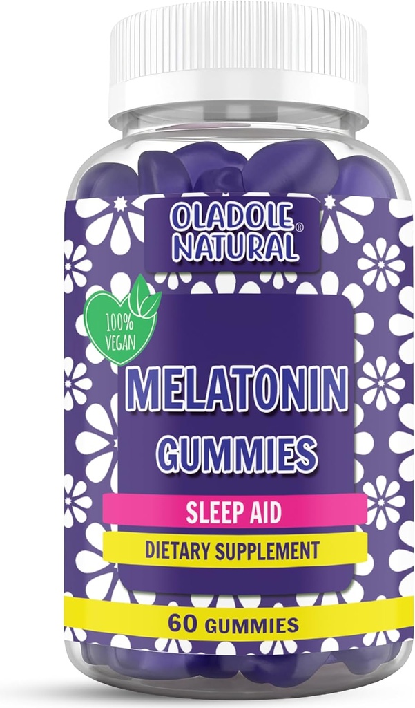 Oladole Natural Sleep Complex 86mg Extra Jakost Melatonin, L-Theanine, Passiflora, 5-HTP, Gana Izvlečki semen 