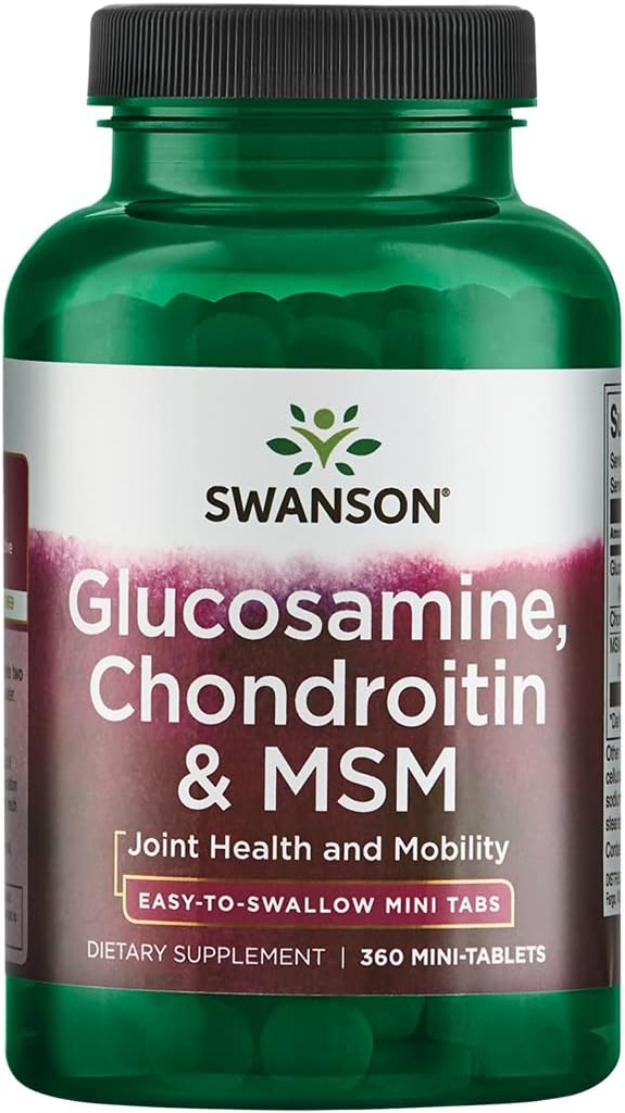 Mini-Tabs Glukozamin, Chondroitin & Msm 750/600/300 mg 360 Mini-Tabs