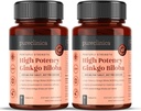 chiteclinica High Potency Ginkgo Biloba 30.000mg x 180 Tablete (2 steklenici po 90) - 6 mesecev dobave - 5 krat Moč konkurenčnih izdelkov