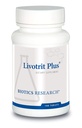 Biotics Raziskave Livotrit Plus Jetrna čistila in Detox Podpora Dodatek Natural Non GSO Zeliščna mešanica z mlekom Thistle 180 Tablete